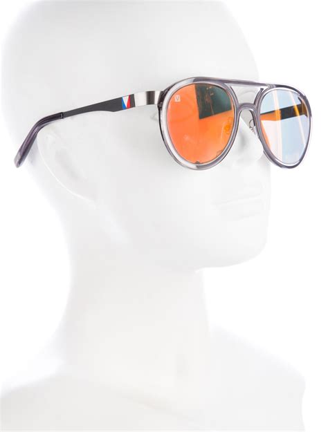 louis vuitton vision glasses|Louis Vuitton reflective glasses.